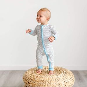 Little Sleepies Blue Polka Dots 3-6 Zippy
